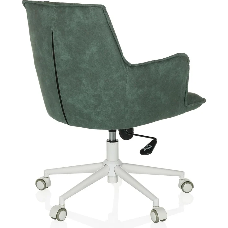 hjh LIVING Homeoffice Stuhl gepolstert SOLAO Life W Schreibtischstuhl Drehstuhl höhenverstellbar, Stoffbezug Mint-Grün – Bild 9