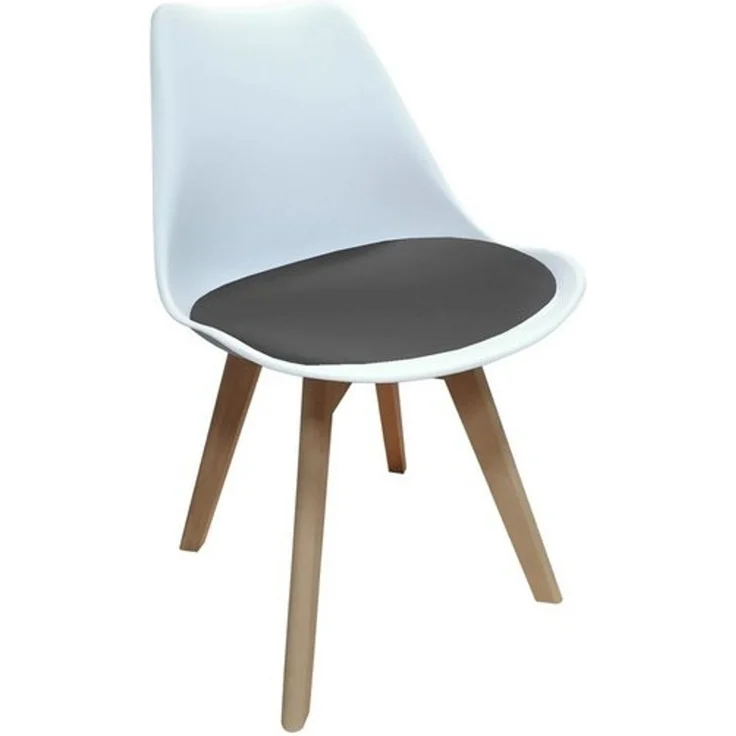 HTI-Living Esszimmerstuhl Stuhl Atlanta Velvet (Stück, 1 St), Esszimmerstuhl Kunststoffschale Samtbezug Holzfüße – Bild 1