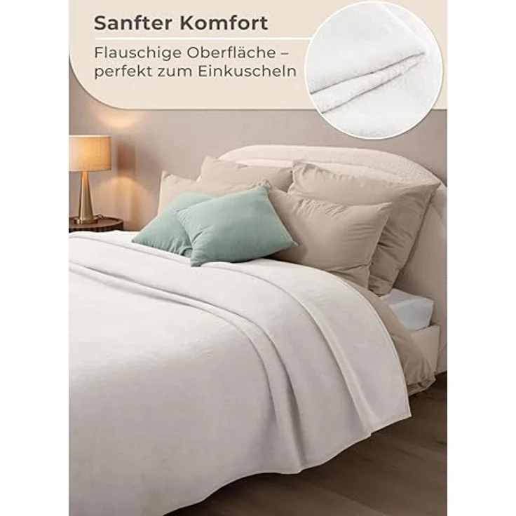 Wohndecke Wohndecke aus Baumwolle - Kuscheldecke, Baumwolldecke -, Laynenburg, Decke als Sofa-decke, Couchdecke, Wolldecke aus Baumwollmix – Bild 5