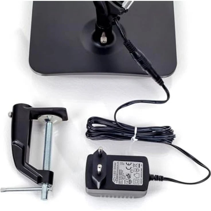 Lindby LED Tischlampe "Felipe", dimmbar, schwarz, für Arbeitszimmer & Büro mit modernem Design und Schalter – Bild 9