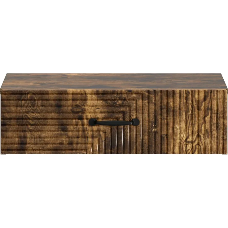 vidaXL Wandmontierter Beistelltisch Geräucherte Eiche Holzwerkstoff 898660 – Bild 5