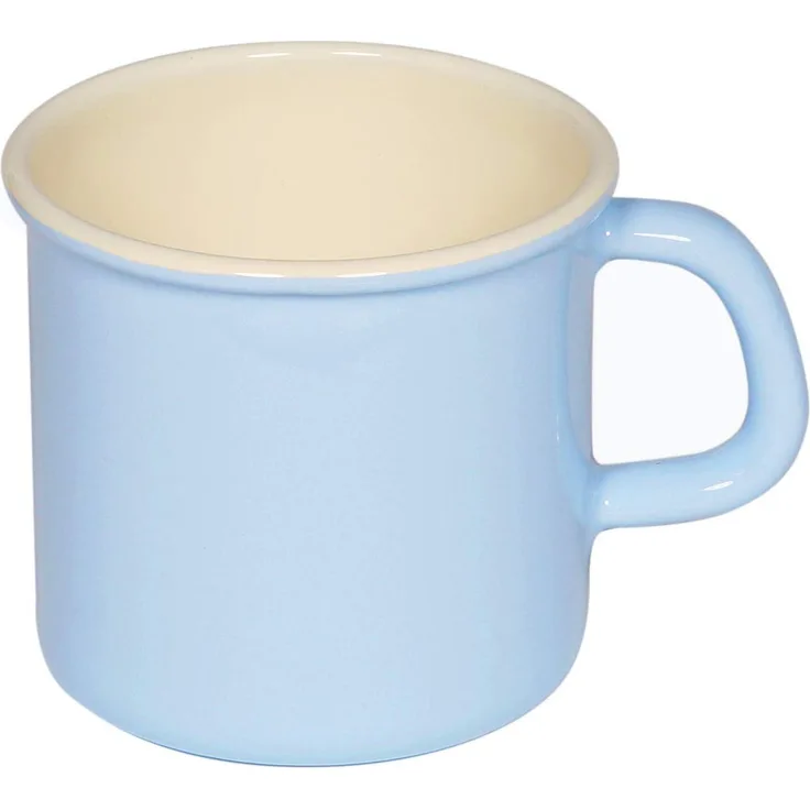 Topf mit Bördel Blau 9 cm 0,5 l