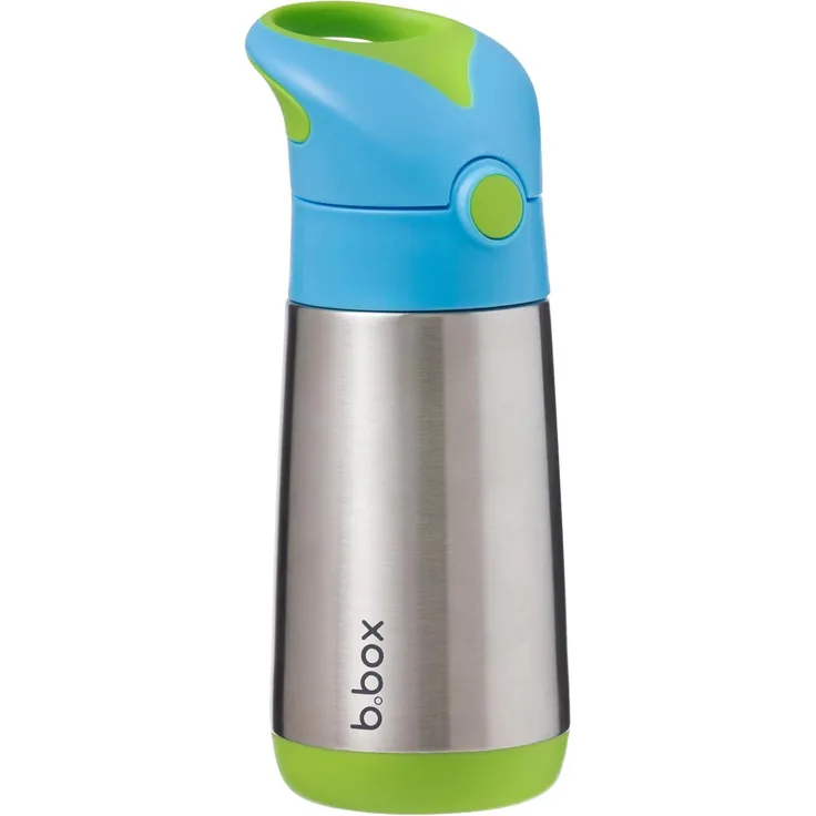 B.Box Thermal Bottle - Thermobottle mit Strohhalm 350ml Ocean Breeze 12m+ B.Box