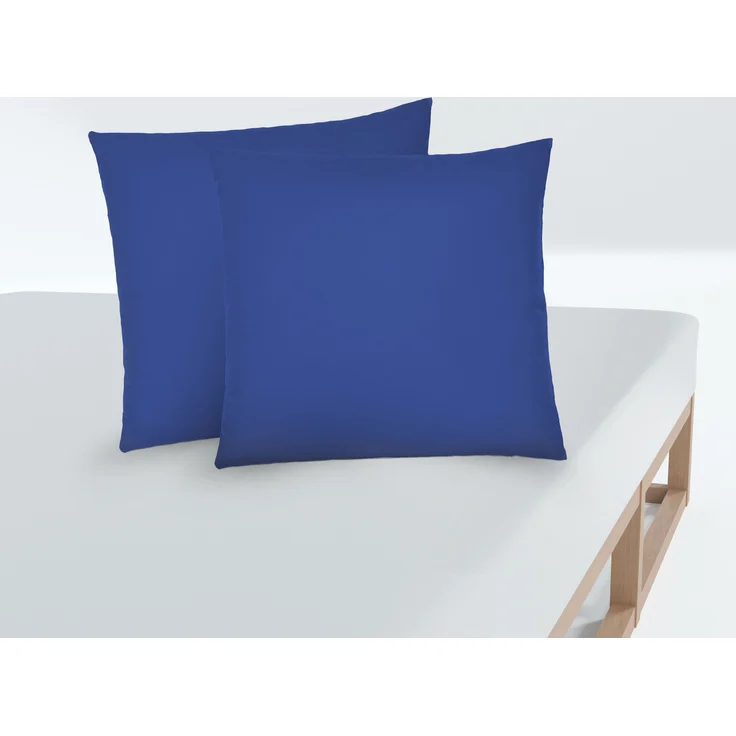 biberna Feinjersey-Spannbetttuch 0077144, saphir, 2x 40x40cm – Bild 3