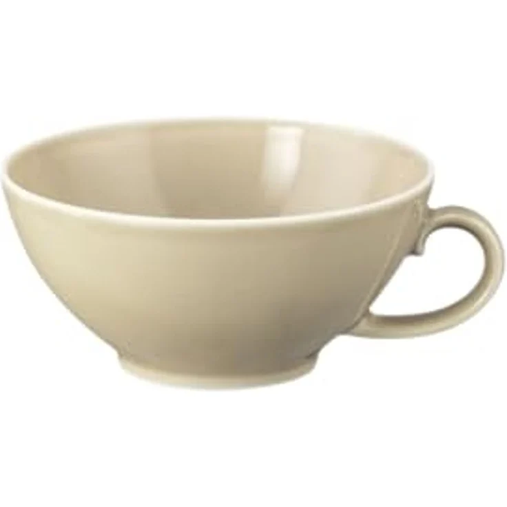 Seltmann Weiden Becher Seltmann Weiden Beat Sandbeige Teeobertasse 0,14l, Porzellan – Bild 1
