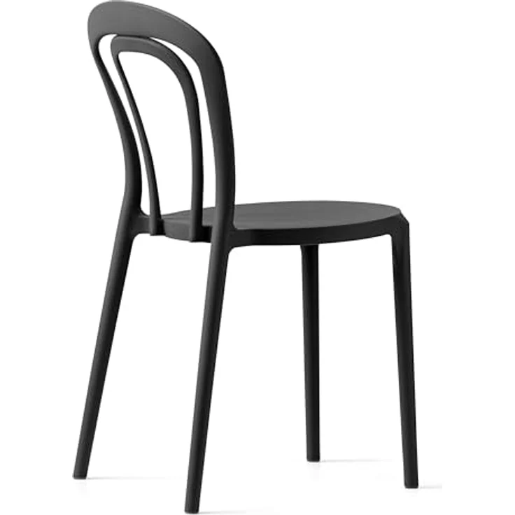 Connubia, 2 Stühle CAFFÉ Polypropylen schwarz matt – Bild 6