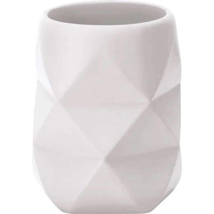 Kleine Wolke Badaccessoire-Set Zahnputzbecher "Crackle", 1 tlg, Uni