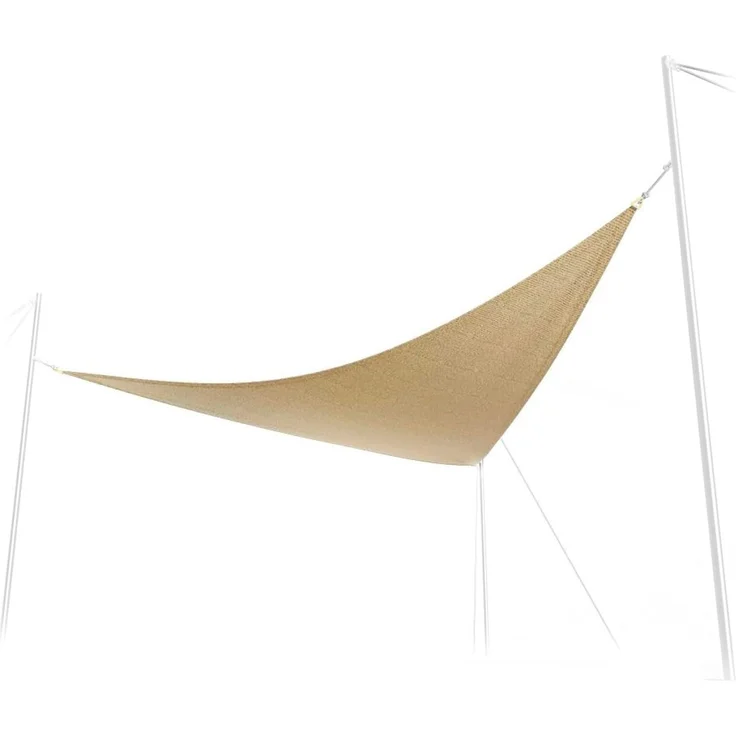Sonnensegel, dreieckig, mit UV-Schutz, ideal für Außenbereich, Terrasse, Balkon, wasserdicht, aus Polyester, 5 x 5 x 5 m – Bild 1