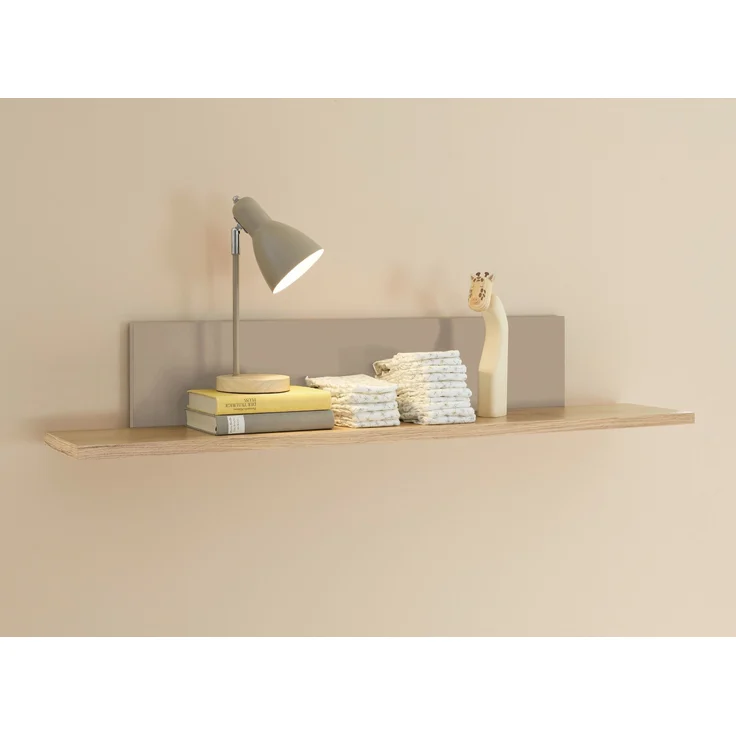 Wandboard >HILDA< in Kaschmir / Mauvella Oak Dekor - 120x20x19cm (BxHxT) – Bild 2