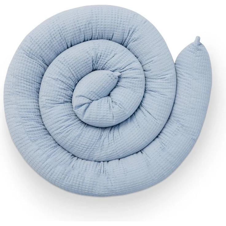 Ehrenkind Nestchenschlange Bettschlange aus 100% Bio-Baumwolle, Schutz und Geborgenheit, (Kuschelschlange, Bettumrandung Babybett), Bettschlange Baby – Bild 1