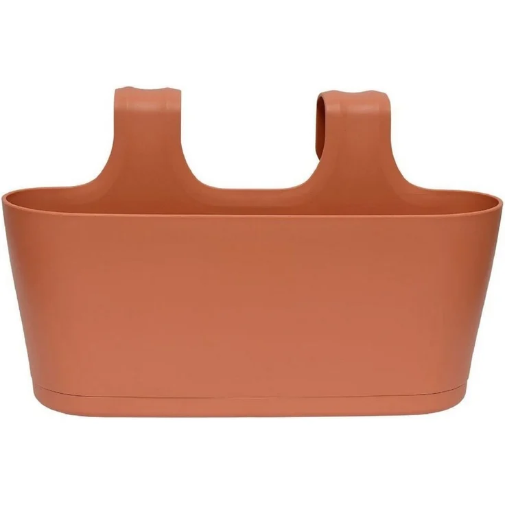 Engelland Blumenkasten Blumentopf zum Hängen (Vorteils-Set, 1 St, Fassungsvermögen je Topf 5,5 Liter), UV-Beständig, Frostbeständig, Wasserauffangschalen – Bild 1