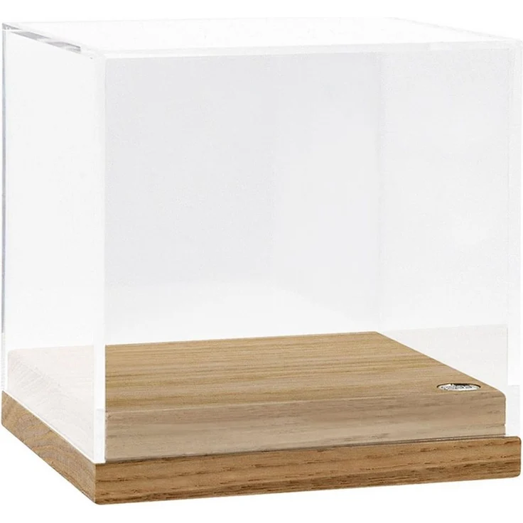 Safe-Album Vitrine SAFE Acryl-Vitrinen mit Eichenboden Schaukasten 156 x 156 x 167 mm – Bild 1