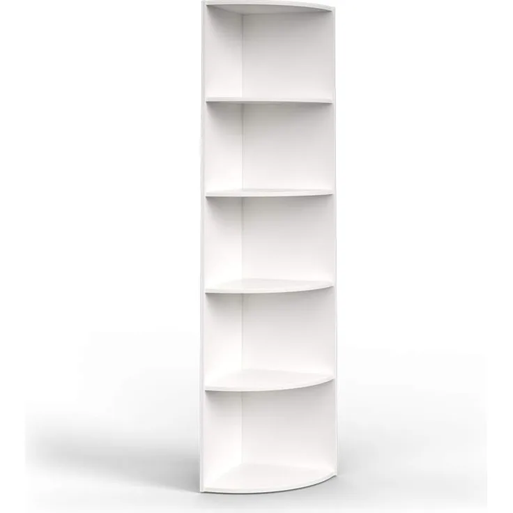 Vicco 'Ecki' Eckregal, Spanplatte weiß, 40 x 40 x 180 cm