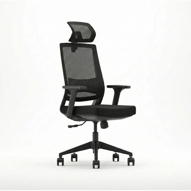 VALKENSTOL M2 Kopf-/Armstütze - Bürostuhl Ergonomisch Testsieger - 5 Jahre Garantie - Schreibtischstuhl mit Netzrücken - Computerstuhl – Bild 1