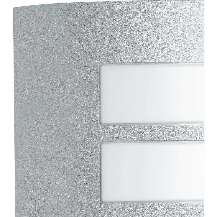 Steinel Außenwandleuchte L 12 S silber, 180°-Bewegungsmelder, E27-Fassung, max. 60 W, Aluminiumblende, IP44 – Bild 6