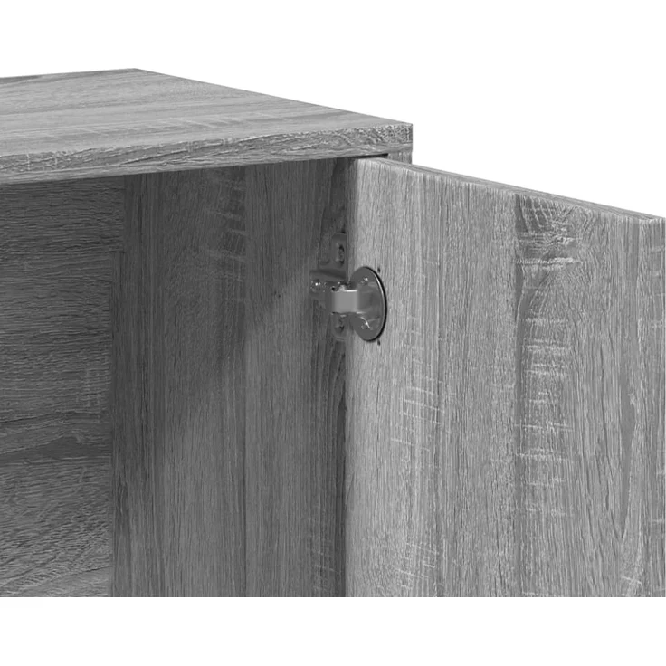 vidaXL Sideboard Grau Sonoma-Eiche 60x31x70 cm Holzwerkstoff 840462 – Bild 5