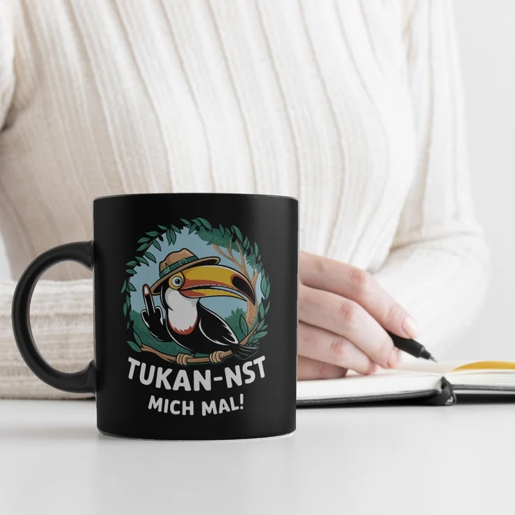 speecheese Tasse Tukan-nst mich mal Tasse mit Tukan im Dschungel – Bild 3