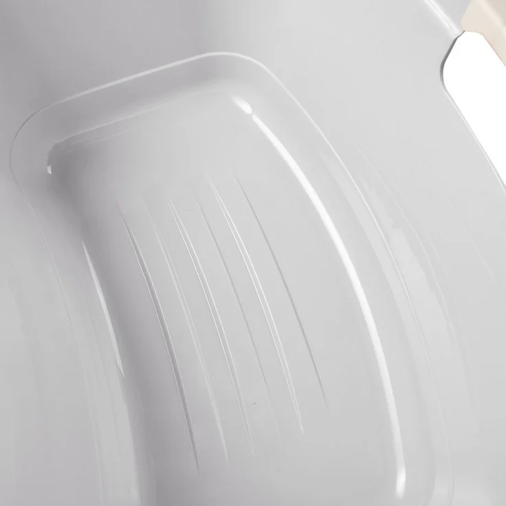 keeeper Wäschewanne janne, ergonomisch, mit Softgriffen, 65 x 45 x 28 cm, 50 l (1 St), Wäschekorb, Wanne in Nierenform – Bild 3