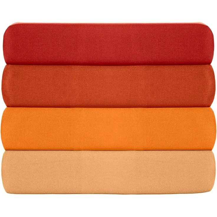L'essentiel Maison 'Tonne Orage - 27' Oxford-Kissenbezug-Set (2-teilig) (DE), Orange, 80+5 x 80 cm – Bild 3
