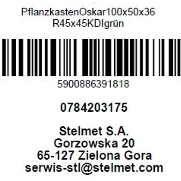 Pflanzkasten Oskar 100x50 cm mit Wurzeltuch – Bild 2