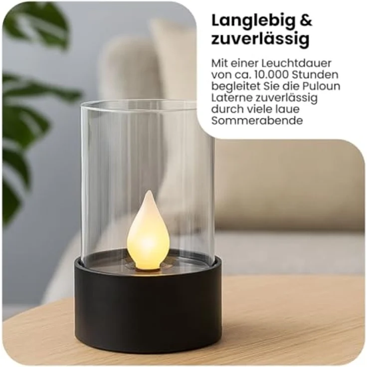 Star LED-Solarkerze 'Puloun', Acryl/Plastik – Bild 6