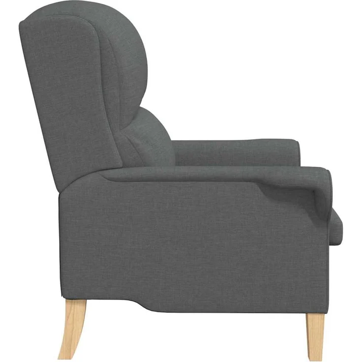 vidaXL Sessel Dunkelgrau 76 x 94 x 102 cm Stoff 42009841 – Bild 4