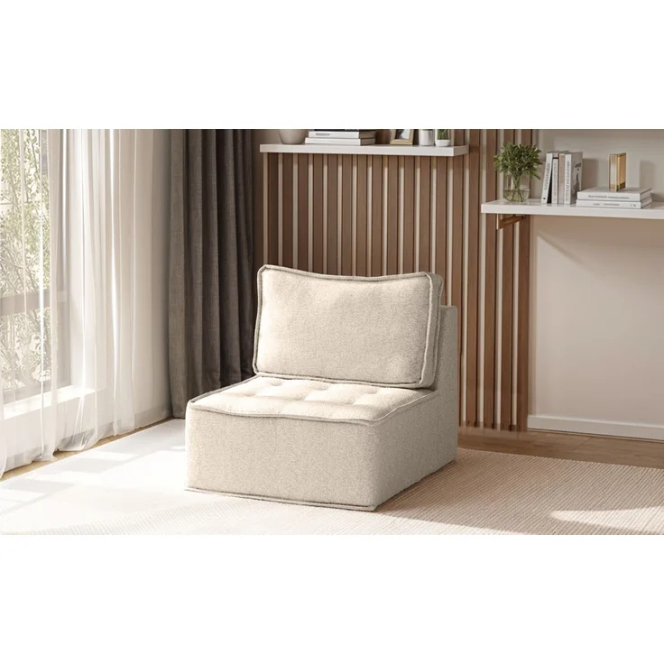 Sessel Designersessel SANDE XS Stoff Alpine Beige – Bild 1