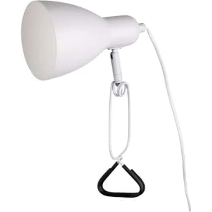 Klemmleuchte Bett Nachttischlampe Klemmlampe mit Stecker Kabel Weiß 3194923 – Bild 7