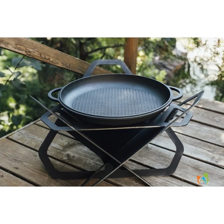 Grill Feuerschale Ochag in Schwarz – Bild 6
