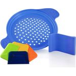 Muxel Spätzlereibe Spätzlewunder mit Patentschaber, die Alternative für Spätzlepresse, Kunststoff, (mit-Teigschaber, 6-St), Leicht zu reinigen