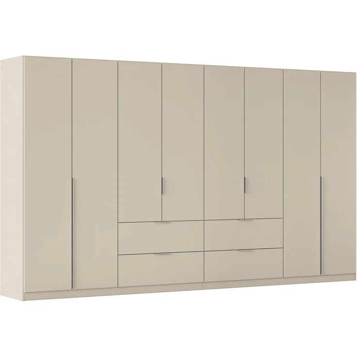 OTTO home Drehtürenschrank Kleiderschrank Schrank Garderobe AGORDO mit Dekor- oder Hochglanzfront (in zwei Griff-Farben, Breiten 91-360 cm) mit Außenschubkästen, in 7 Breiten und 2 Höhen MADE IN GERMANY – Bild 1