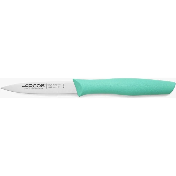 Arcos 188577 Schälmesser, Rostfreier Edelstahl, Minzgrün, 85 mm – Bild 1