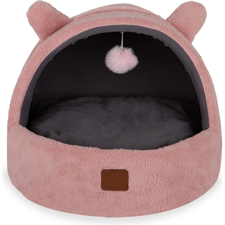 Paws & Whiskers 'Tom Cat - Pink' Haustierbett, Rosa, 50 x 40 x 35 cm – Bild 3