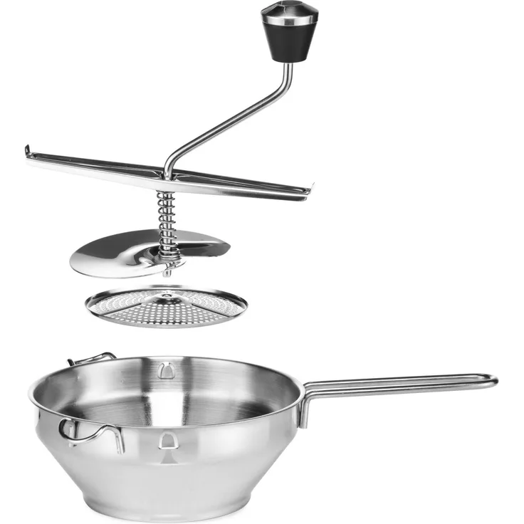 HI Passiermühle aus Edelstahl 3 Einsätze 14059