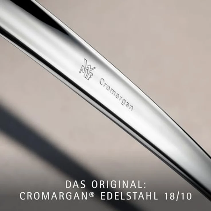 WMF Boston Besteck Set 12 Personen, Essbesteck 60 teilig, Monobloc-Messer, Cromargan Edelstahl poliert, glänzend, spülmaschinenfest – Bild 4