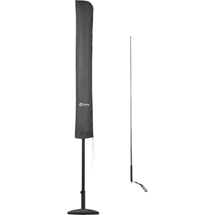 Sekey Premium Schutzhülle für 300 cm Sonnenschirm | Mit Montagestab & Reißverschluss (175×30,5/36,5 cm) – Wasserdicht, UV 50+ – Bild 1
