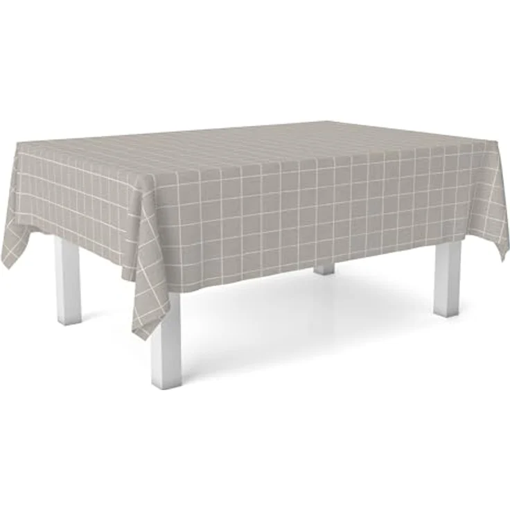 Martina Home Tischdecke, Wachstuch, quadratisch, Beige, 180 x 140 cm – Bild 3