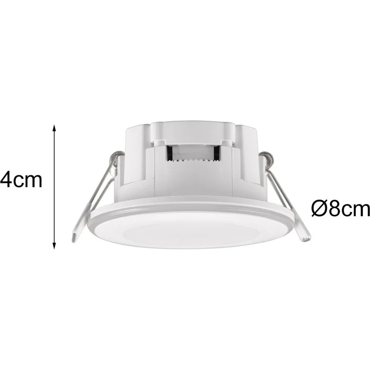 3er SET LED Einbaustrahler ARGUS Weiß mit Fernbedienung dimmbar & RGBW, Ø 8cm – Bild 4