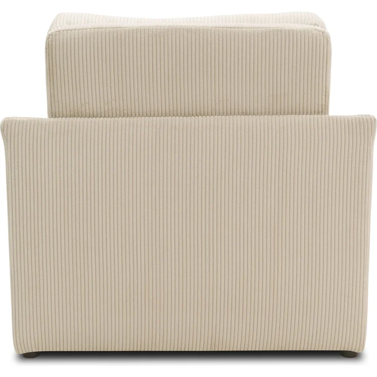 DOMO. collection Sessel Relax Box, Polstersessel mit Boxspringfederung und Schlaffunktion, Armsessel, Cocktailsessel, Loungesessel, 108 x 96 x 86 cm (BxTxH), beige – Bild 4