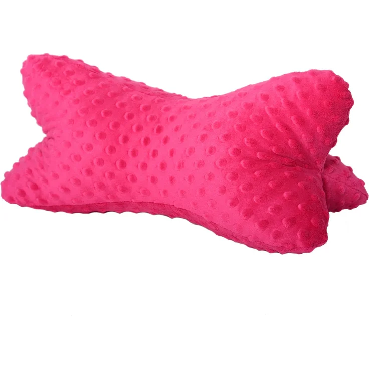 Dr. Berger Leseknochen Minky Fuchsiapink 40 x 18 cm – Bild 1
