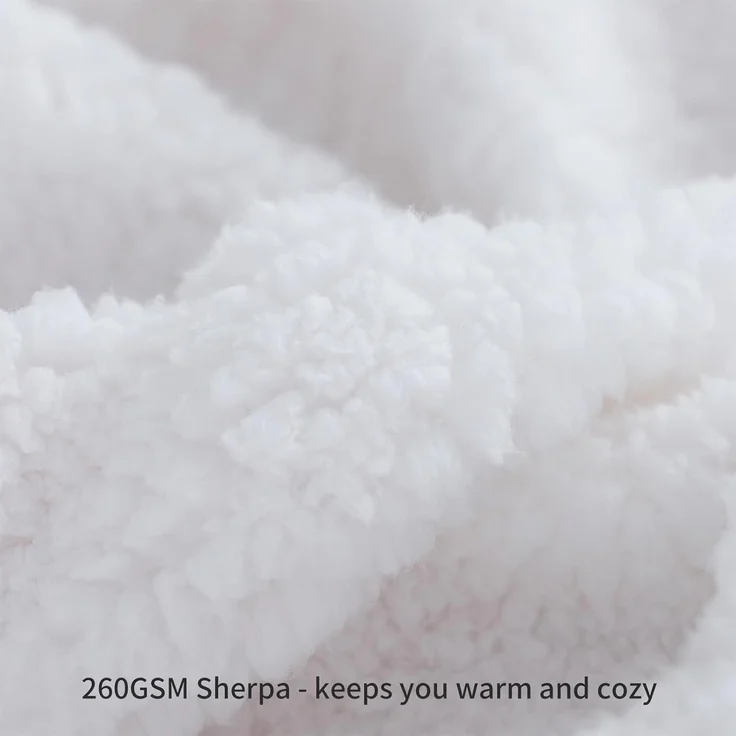 Kuscheldecke Couchdecke Sherpa Fleece XXL Flauschig 220x240 cm Rosa – Bild 5
