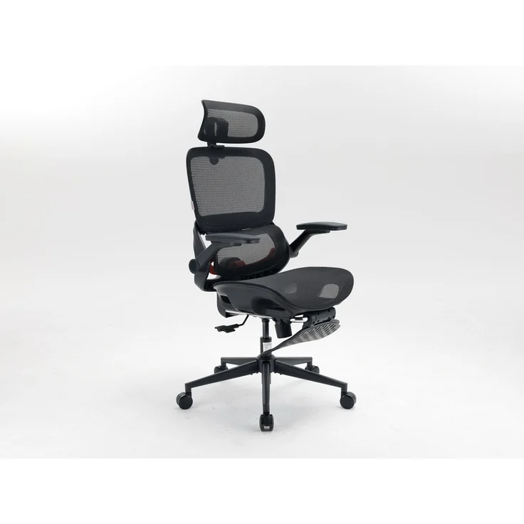 Sihoo Ergonomischer Stuhl B100-Pro, Mit Pedal, 131 x 73 cm, in Schwarz – Bild 14