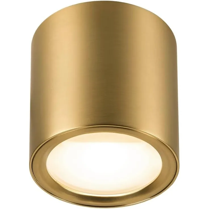 SLV OCULUS, Deckenaufbauleuchte, rund, 2000-3000K, 11W, Dim-to-Warm, PHASE, 100°, messing - Wand- und Deckenleuchten