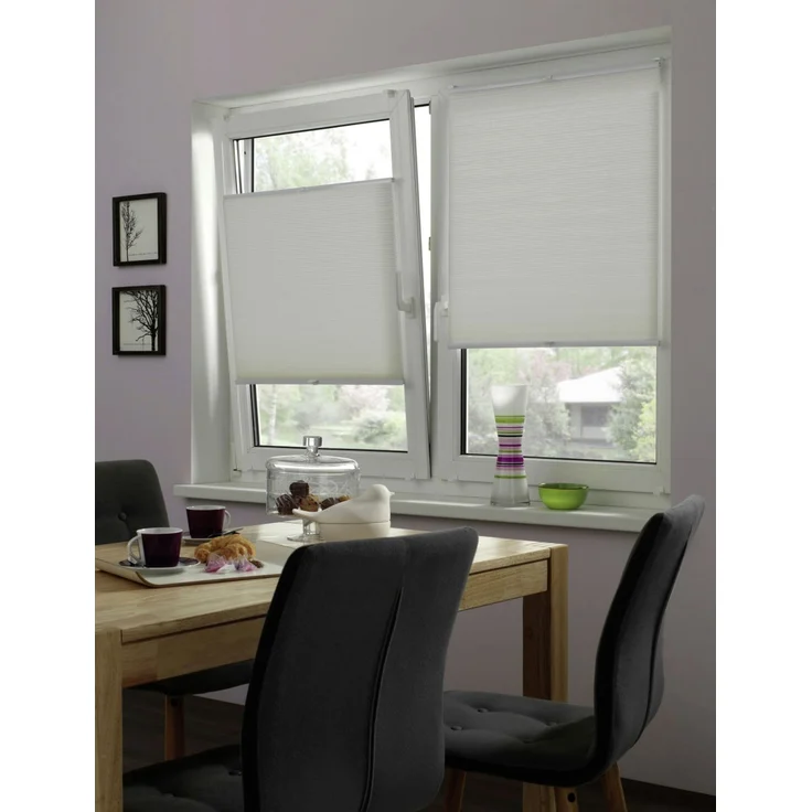 Gardinia Waben-Verdunklungsplissee weiß Concept – Bild 2