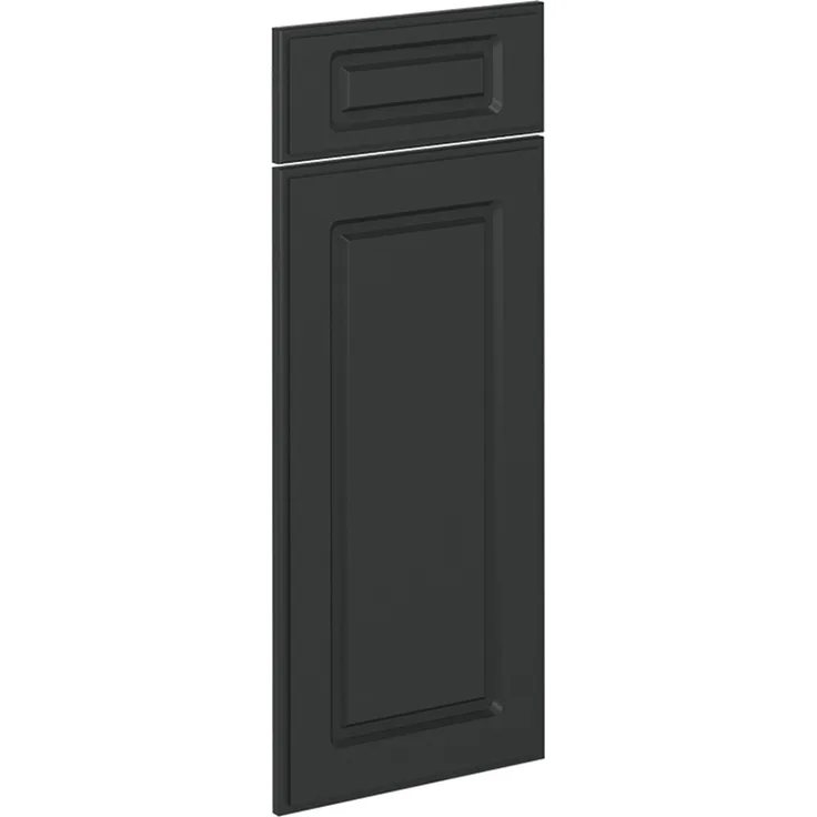 Küchenfront R-Line Anthrazit Landhaus 29.6 x 70.8 cm Möbelfront für den Schubunterschrank Vicco