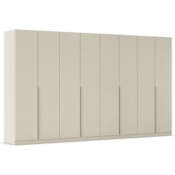 Rauch Möbel Alabama, Kleiderschrank für Schlafzimmer, Kinderzimmer, Wohnzimmer, Garderobe, Flur, 8-türig, mit Zubehör Classic, Farbe Beige, Breite 360 cm