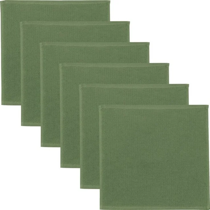 Erwin Müller Geschirrtuch Spültuch 6er-Pack, Baumwolle Uni – Bild 4