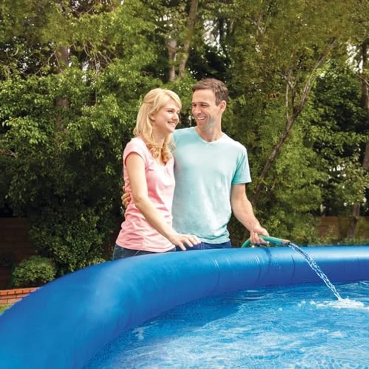 Intex 28130NP 5621 l Aufblasbarer Pool Kind & Erwachsener 4 Person(en) Blau 10 2 kg – Bild 7