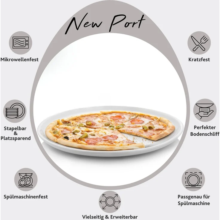 SÄNGER Pizzateller Set New Port 4-teilig – Bild 2