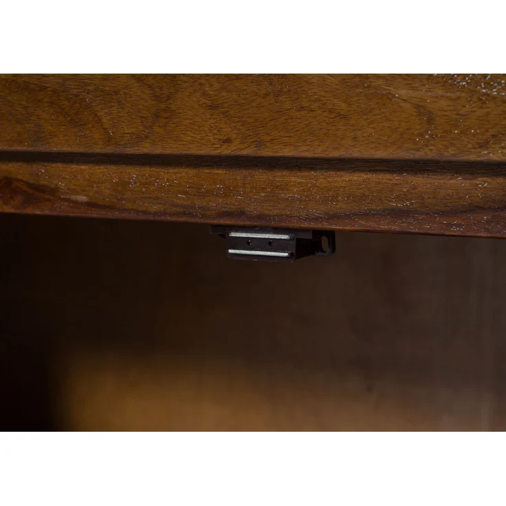 TV-Board Sheesham 220x50x56 braun lackiert METRO LIFE #140 – Bild 3